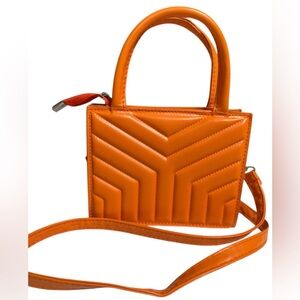 Quilted mini crossbody bag. Like new.